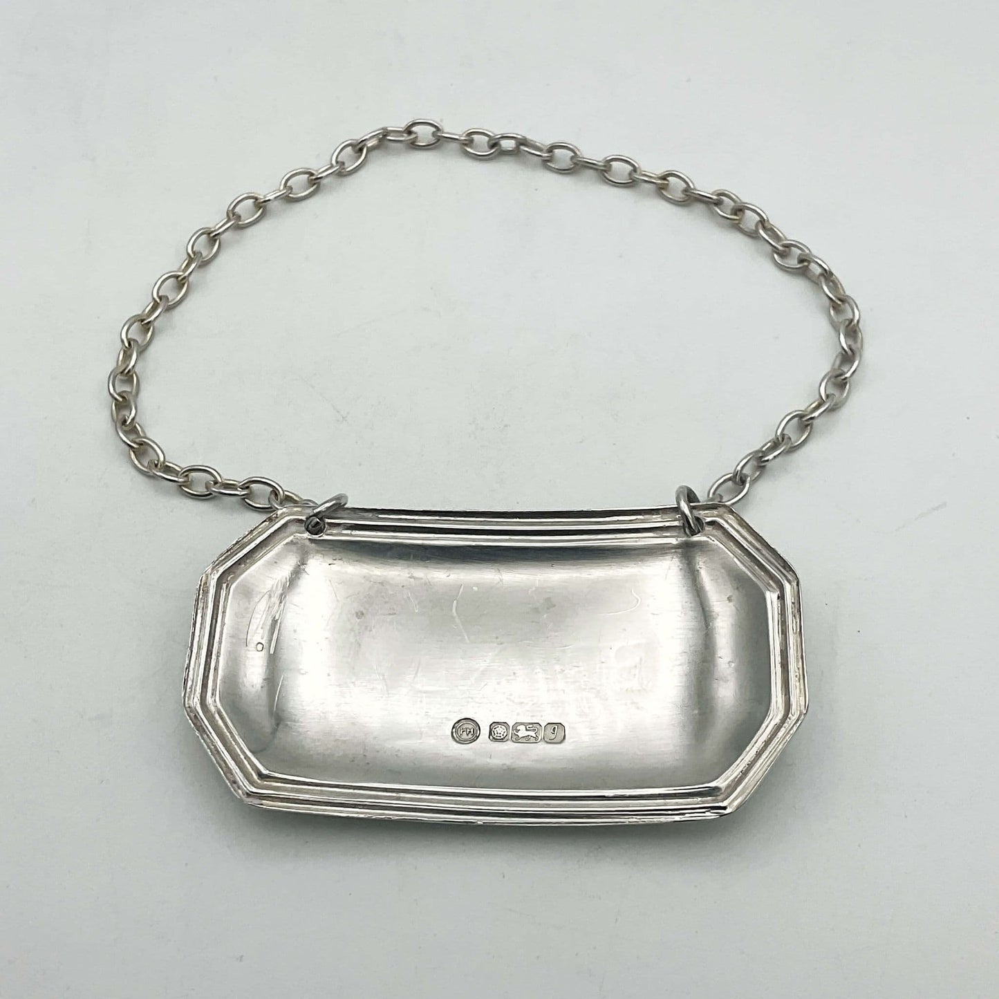 1983 Brandy Sterling Silver Decanter Label