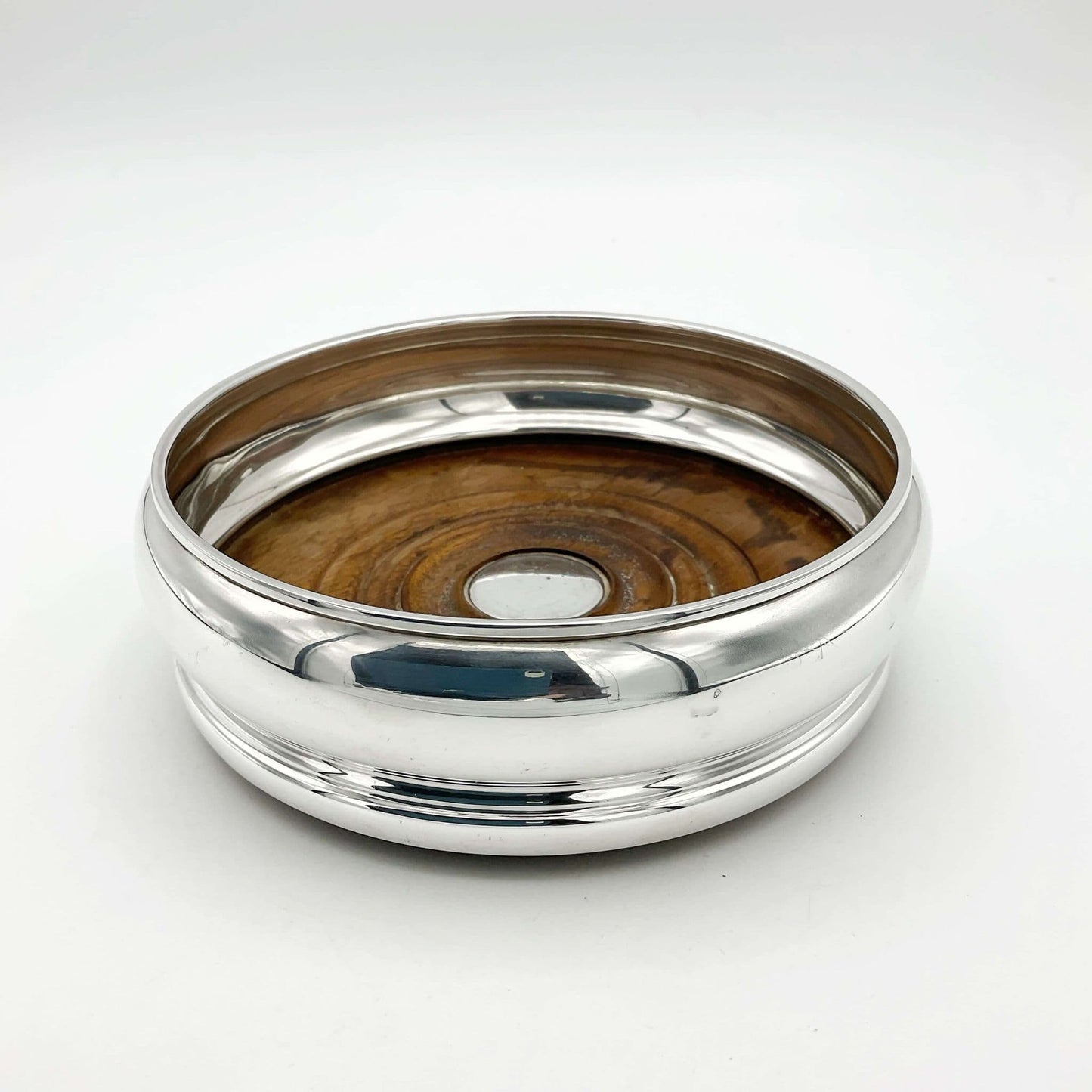 1983 Sterling Silver Wine Bottle Coaster