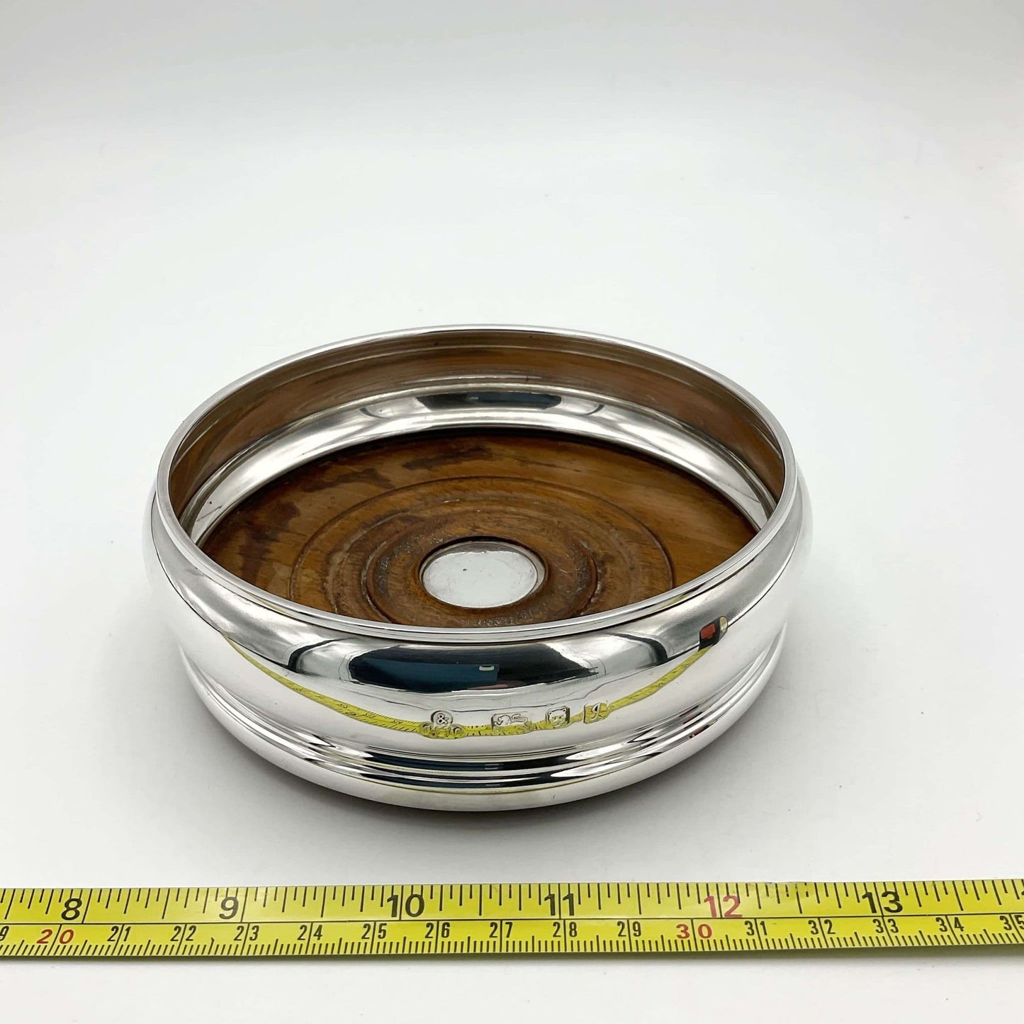 1983 Sterling Silver Wine Bottle Coaster