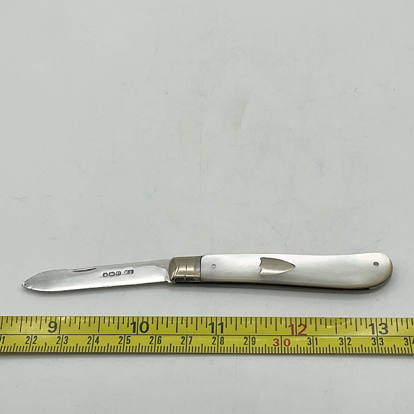 Vintage Large Sterling Silver Fruit Knife, 1930 Hallmark