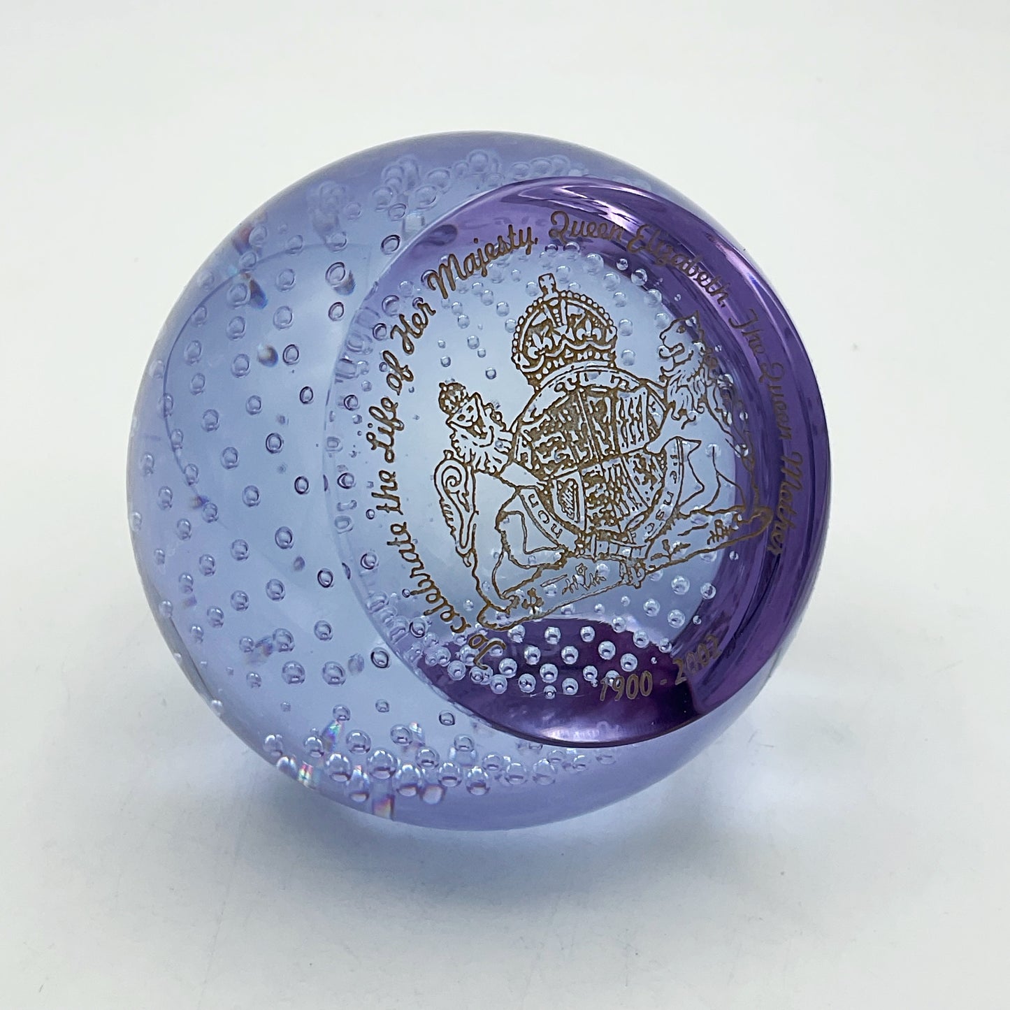 Caithness Royal Commemorative Paperweight