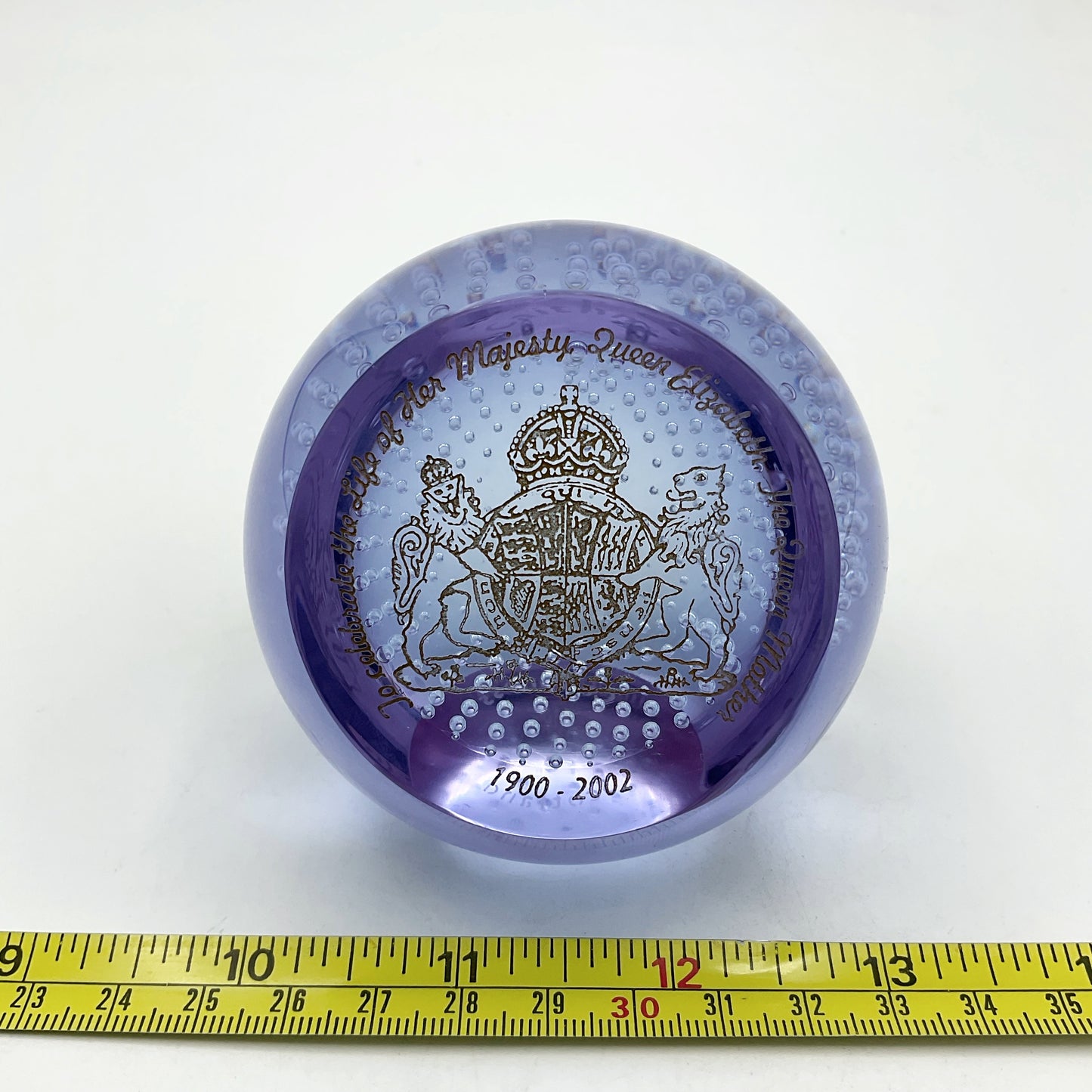 Caithness Royal Commemorative Paperweight
