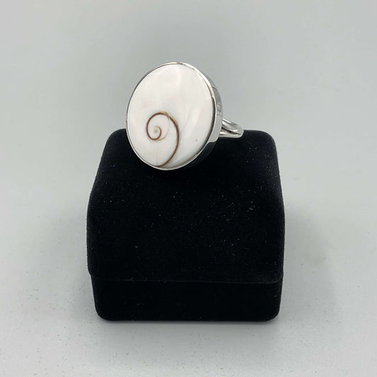 Enamel Silver Ring