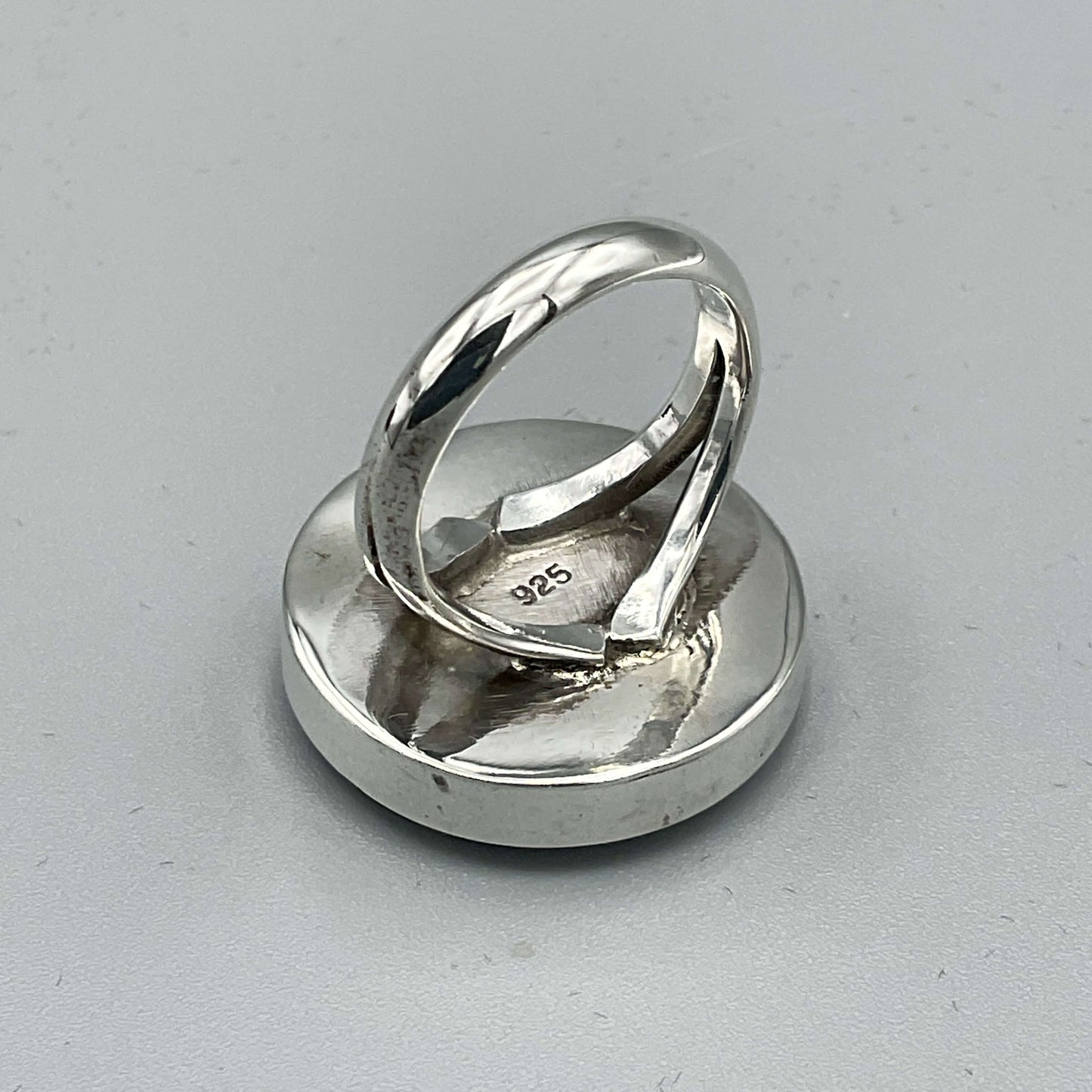 Enamel Silver Ring