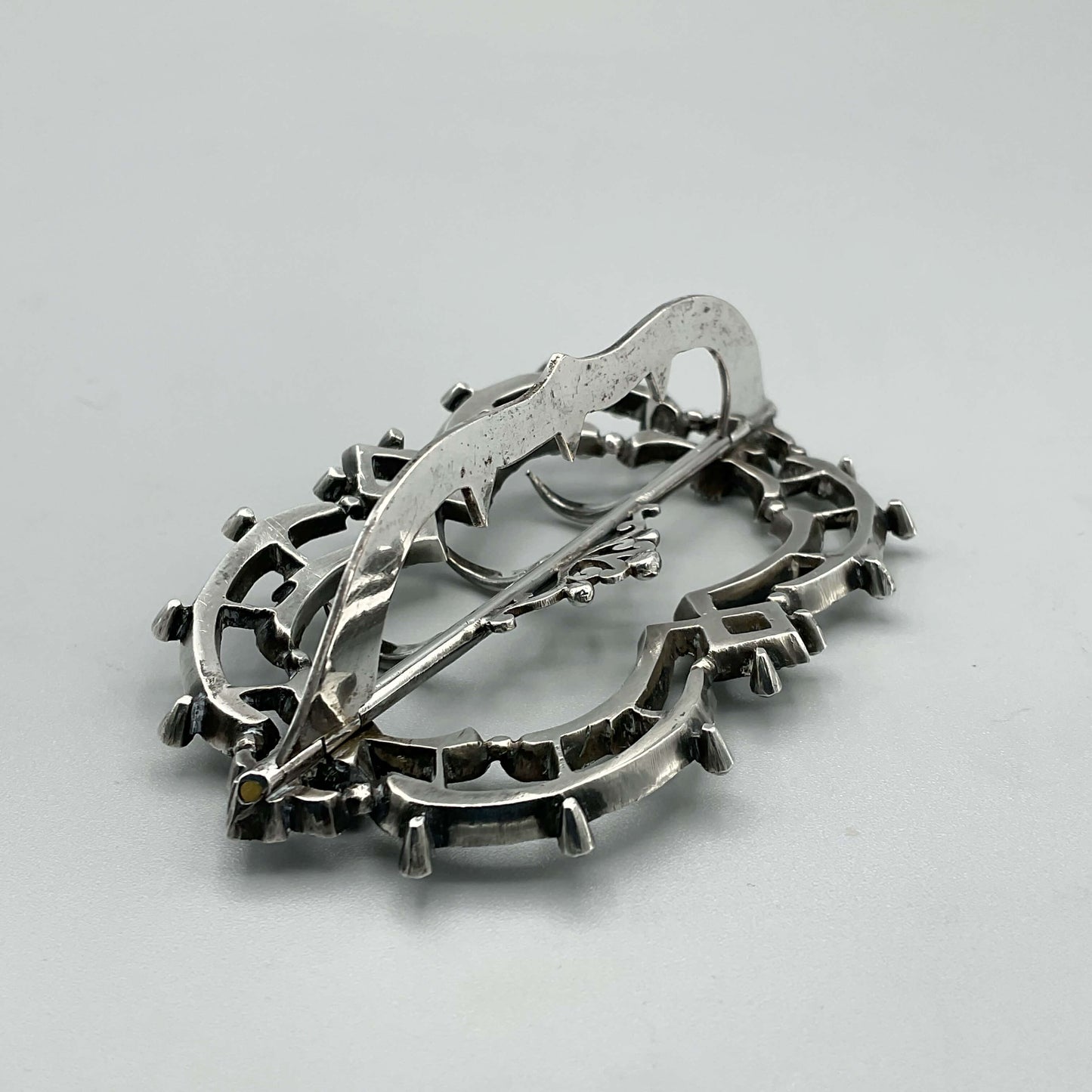 Antique Cubic Zirconia Hair Clip