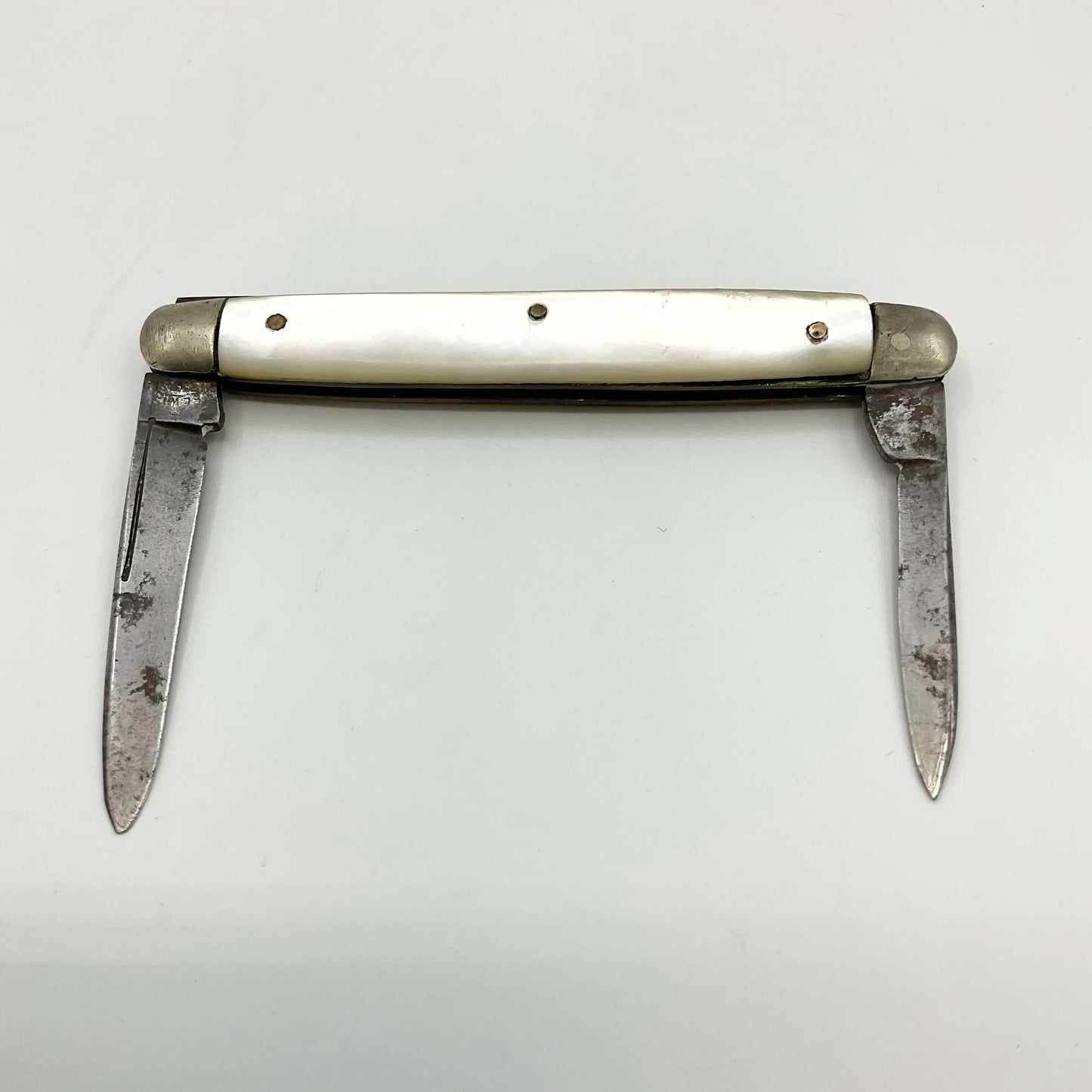 Antique Steel and Pearl Handled Pen Knife