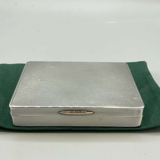 Vintage 1935 Small Sterling Silver Jewellery Box