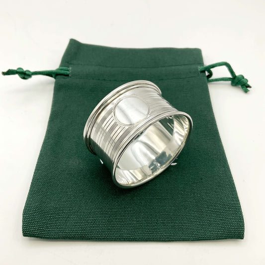 Antique 1921 Sterling Silver Napkin or Serviette Ring