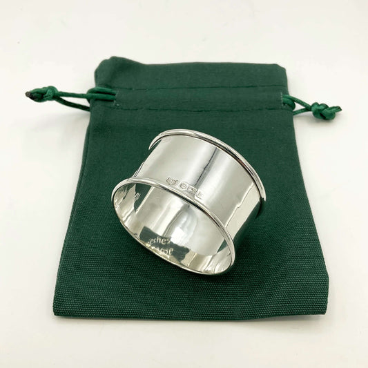 Vintage 1937 Sterling Silver Napkin Ring