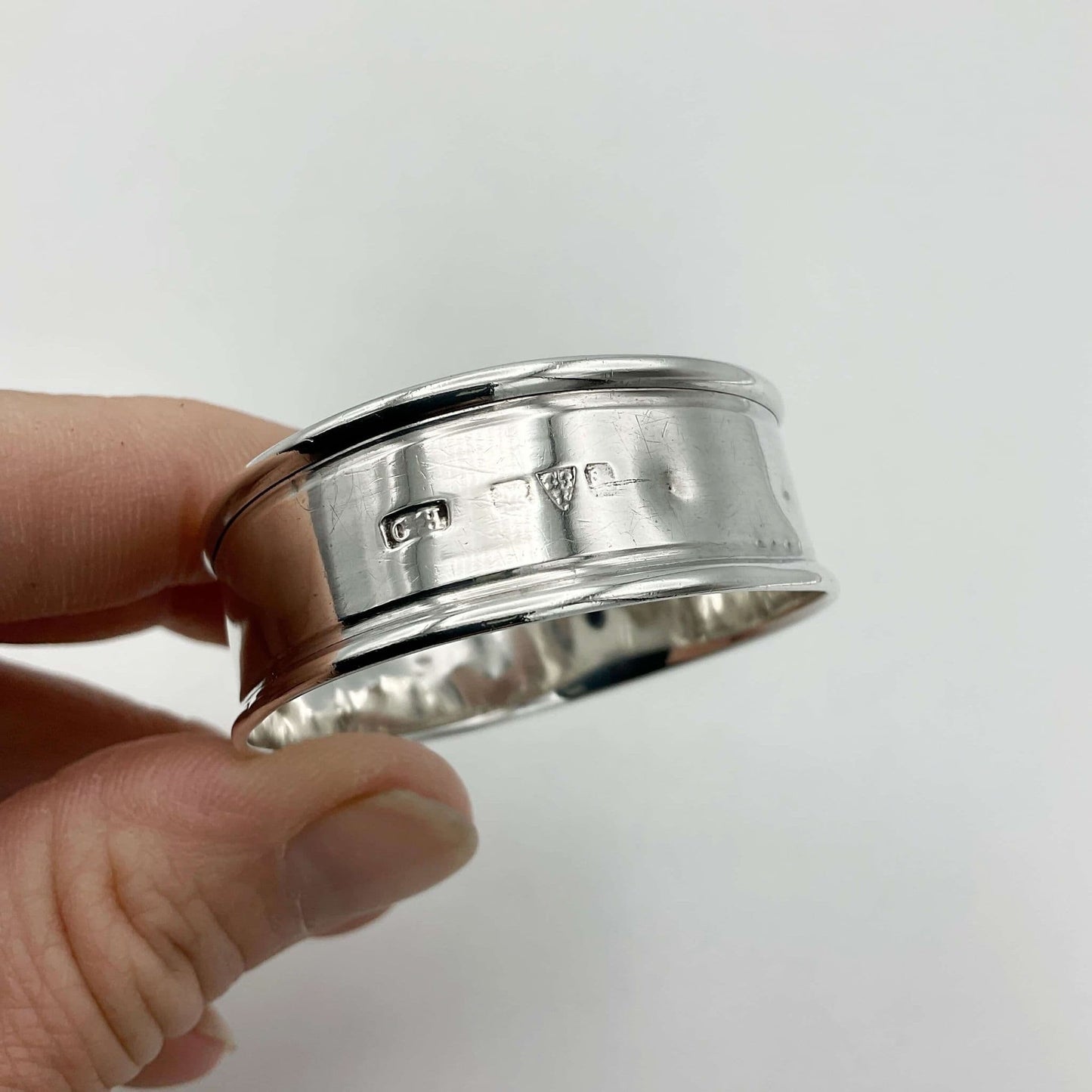 Antique 1905 Sterling Silver Napkin Ring