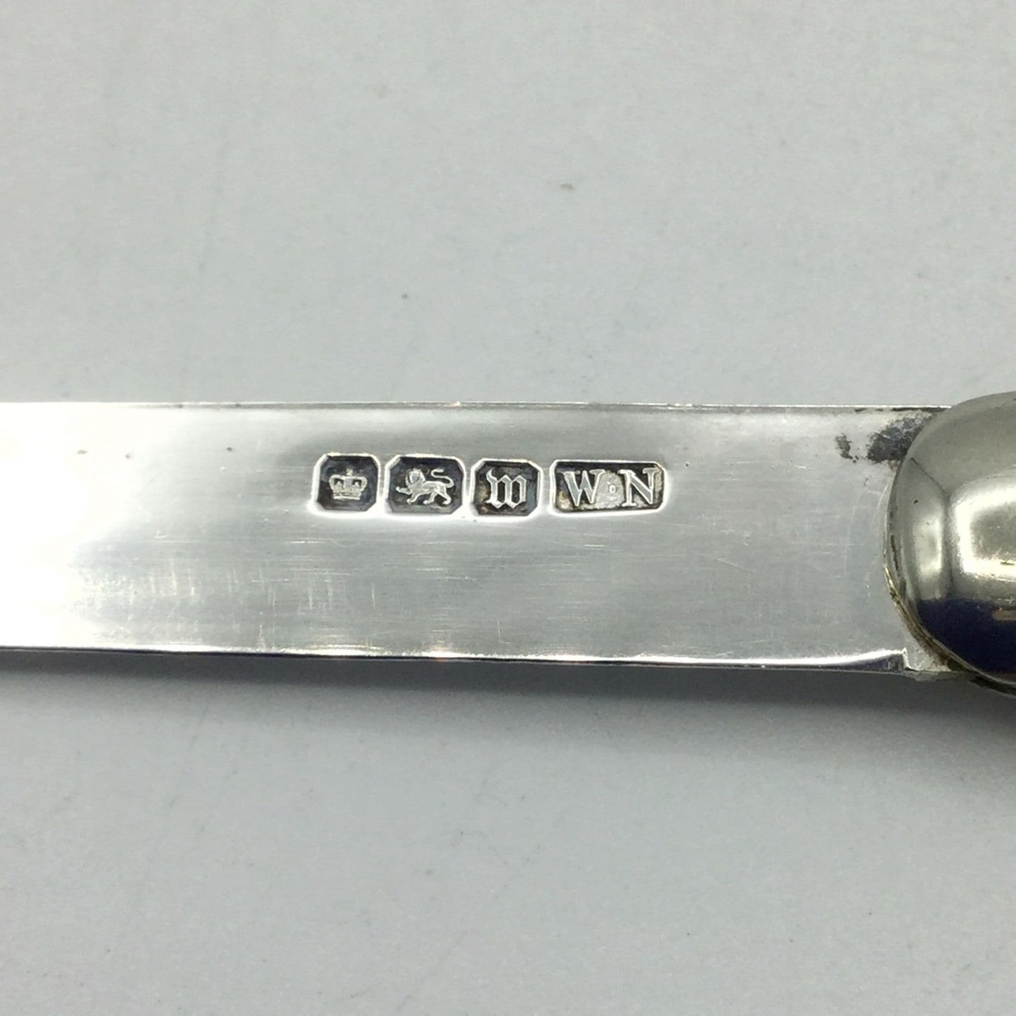 Antique Sterling Silver Fruit Knife, 1914 Hallmark