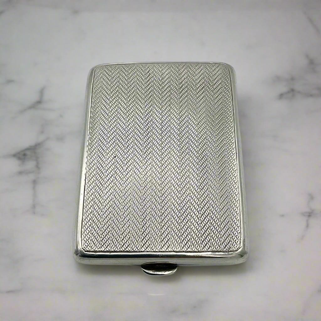 Antique 1921 Silver Match Case, Matchbook Holder – Beeches Vintage