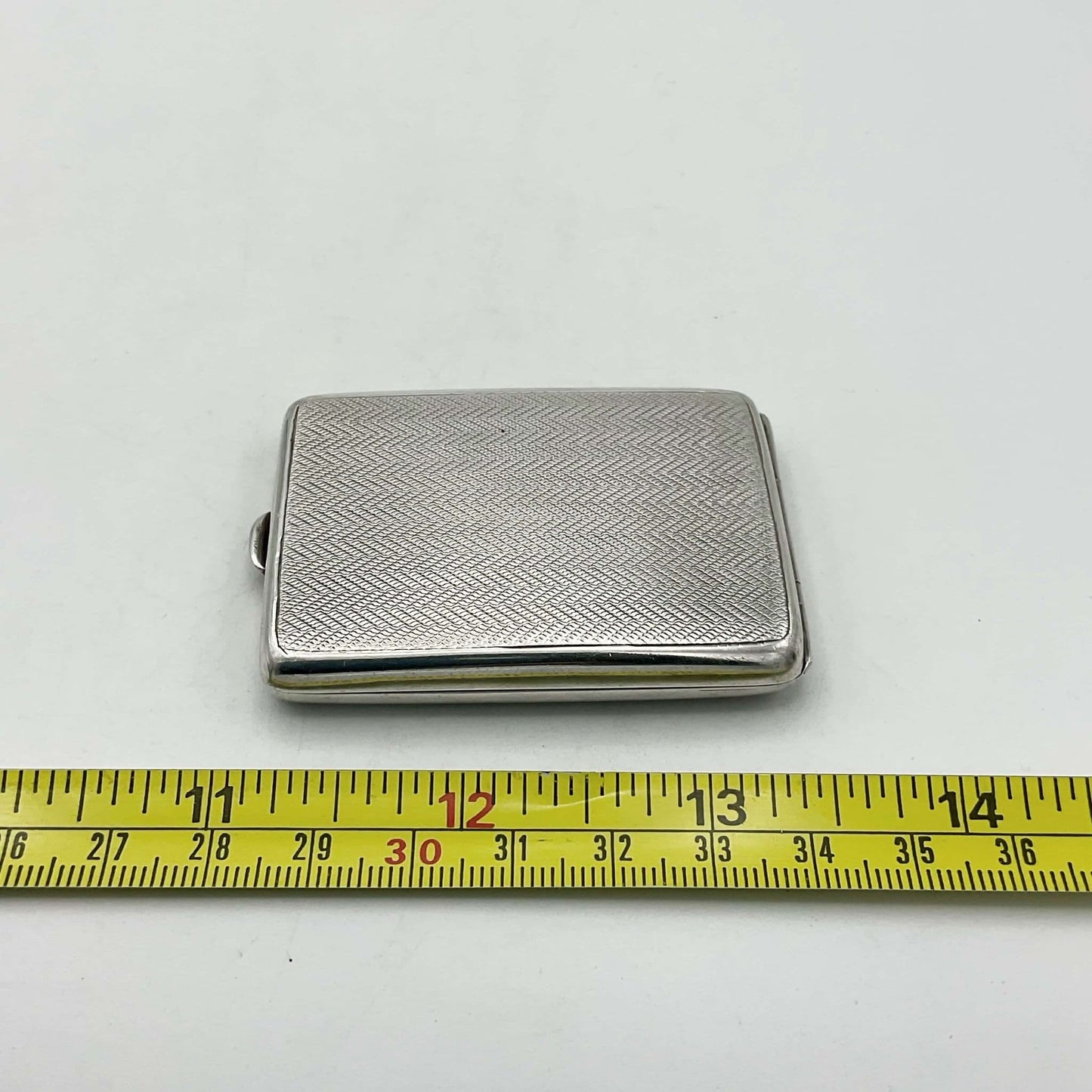 Antique 1921 Silver Match Case, Matchbook Holder