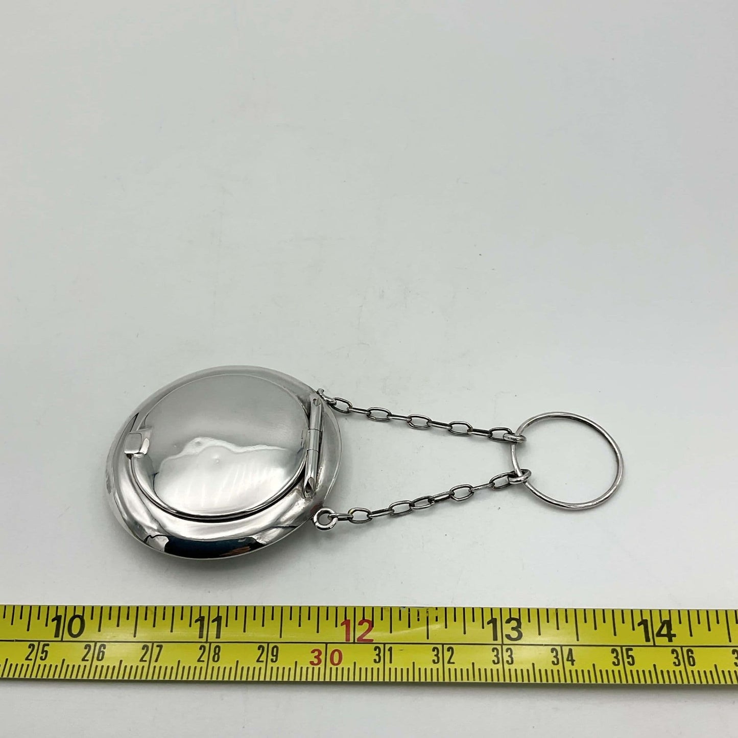Antique 1921 Sterling Silver Small Pill Case