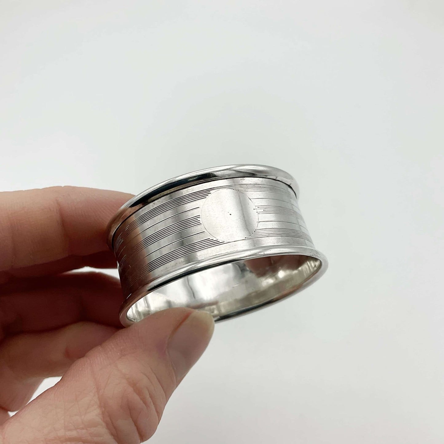 Antique 1923 Sterling Silver Napkin Ring