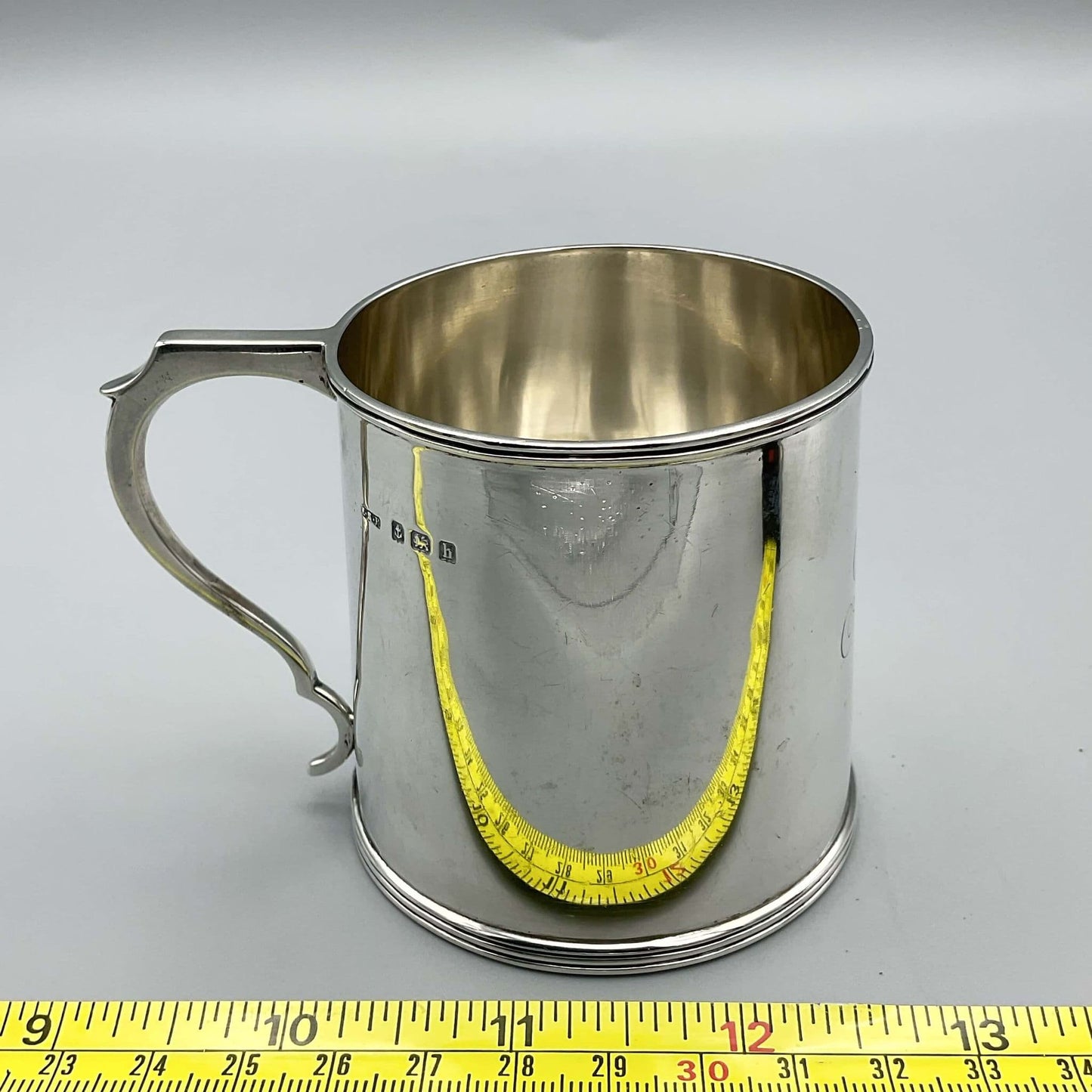 Antique Edwardian Silver Christening Cup, Hallmarked 1907