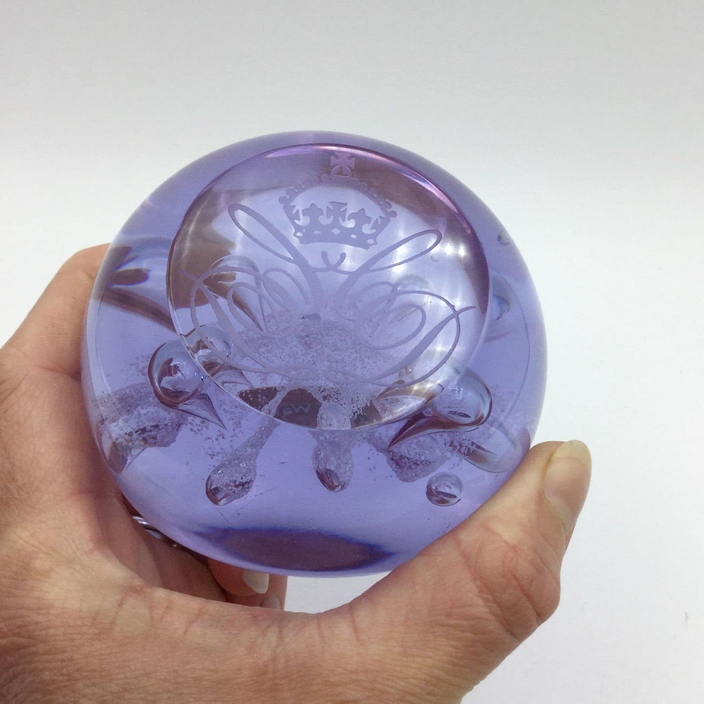 Caithness Moonflower Commemorative Paperweight