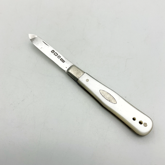 Antique Sterling Silver Fruit Knife, 1912 Hallmark