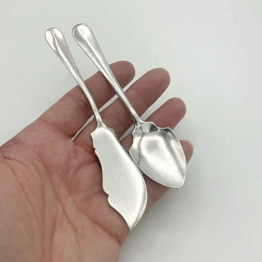 Mappin & Webb 1930s Butter Knife and Jam Spoon