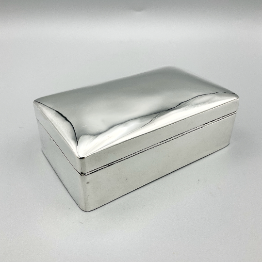 Antique 1892 Victorian Sterling Silver Box