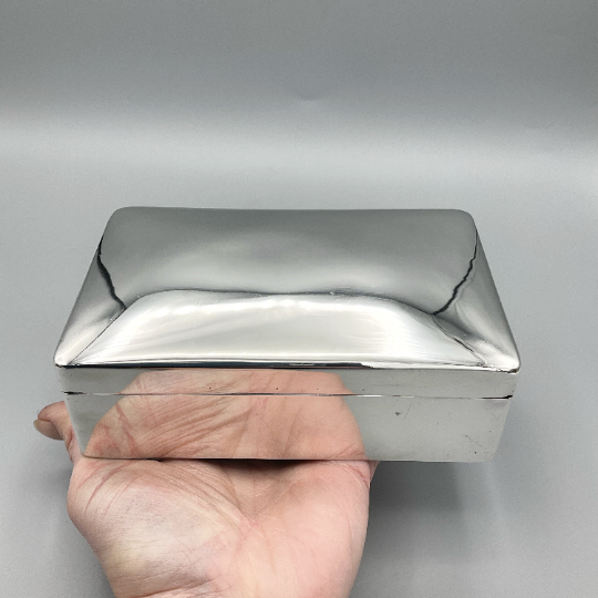 Antique 1892 Victorian Sterling Silver Box