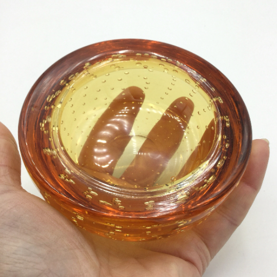 Whitefriars 1960s Tangerine Glass Bowl