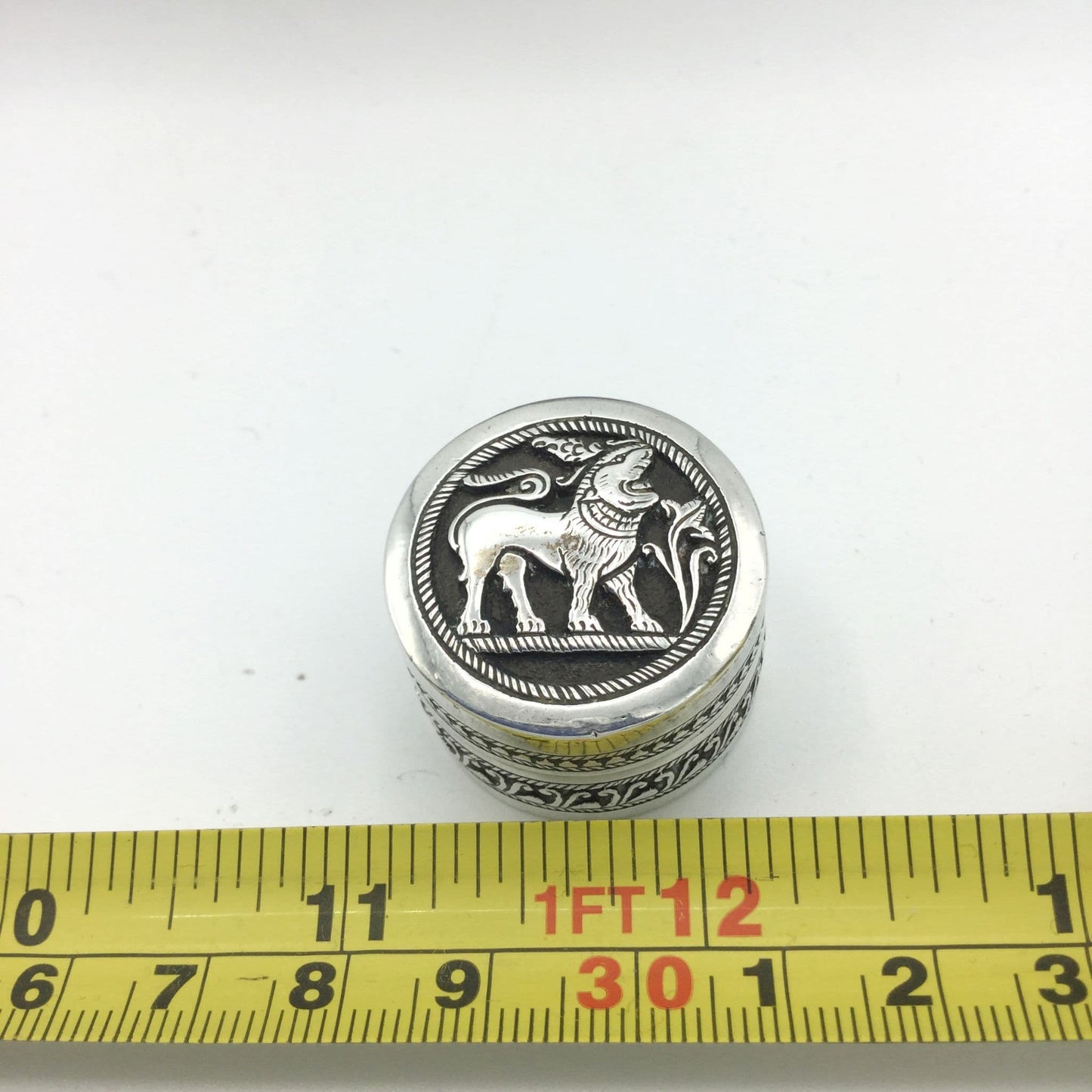 Hindu Mythology Silver Plated Pill Box