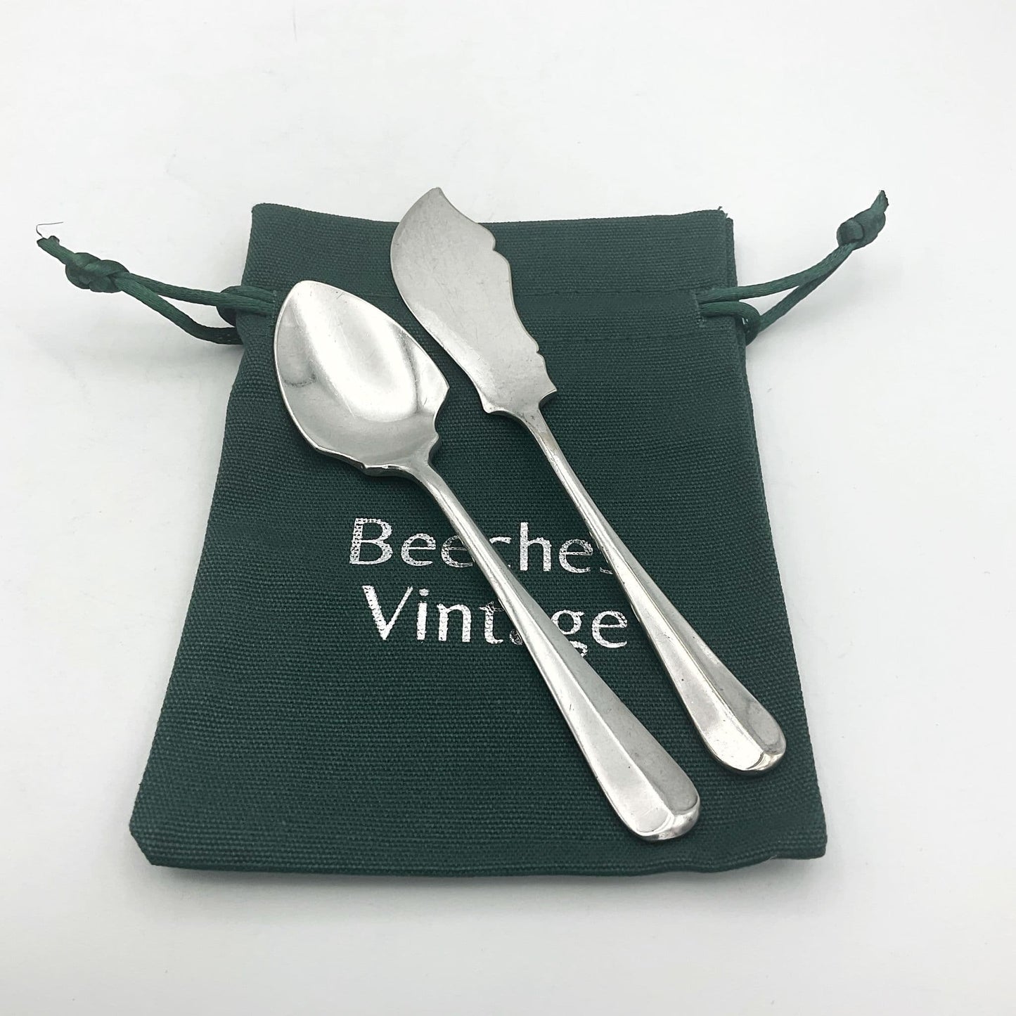 Mappin & Webb 1930s Butter Knife and Jam Spoon