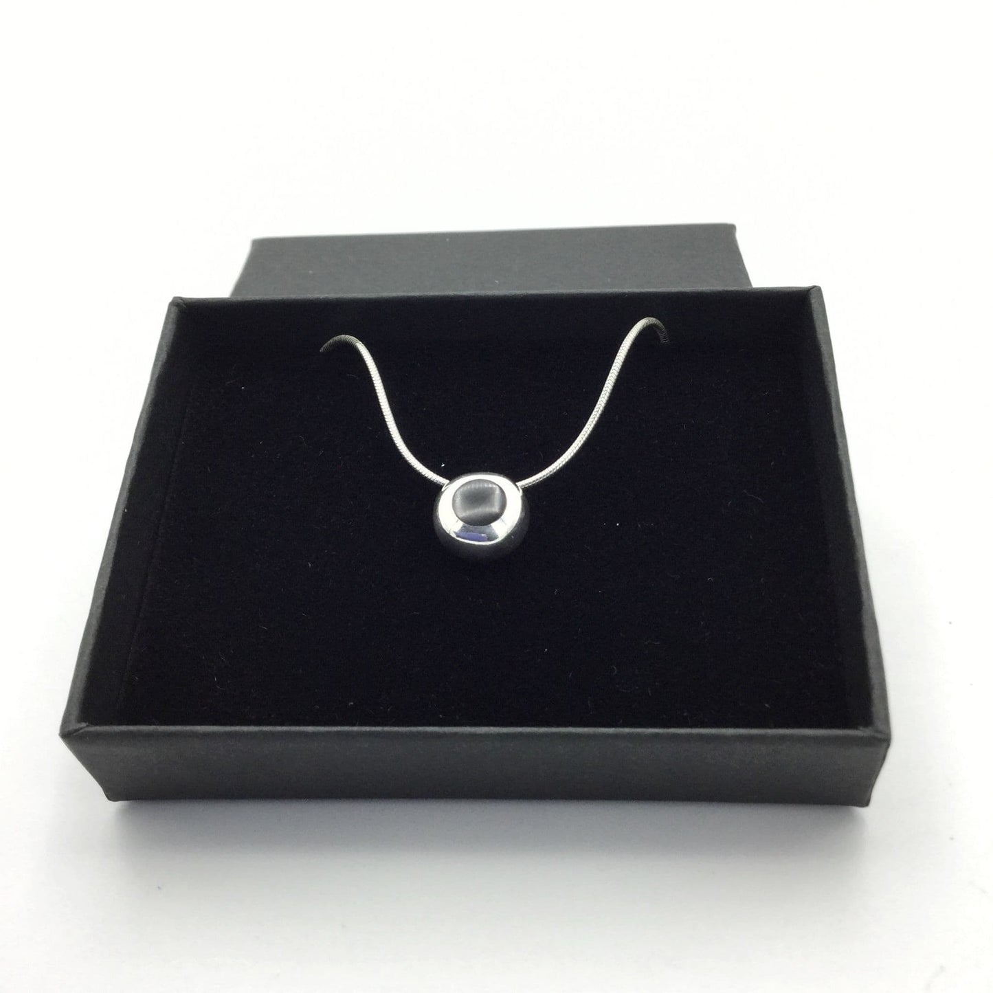 Silver Eye Pendant Necklace