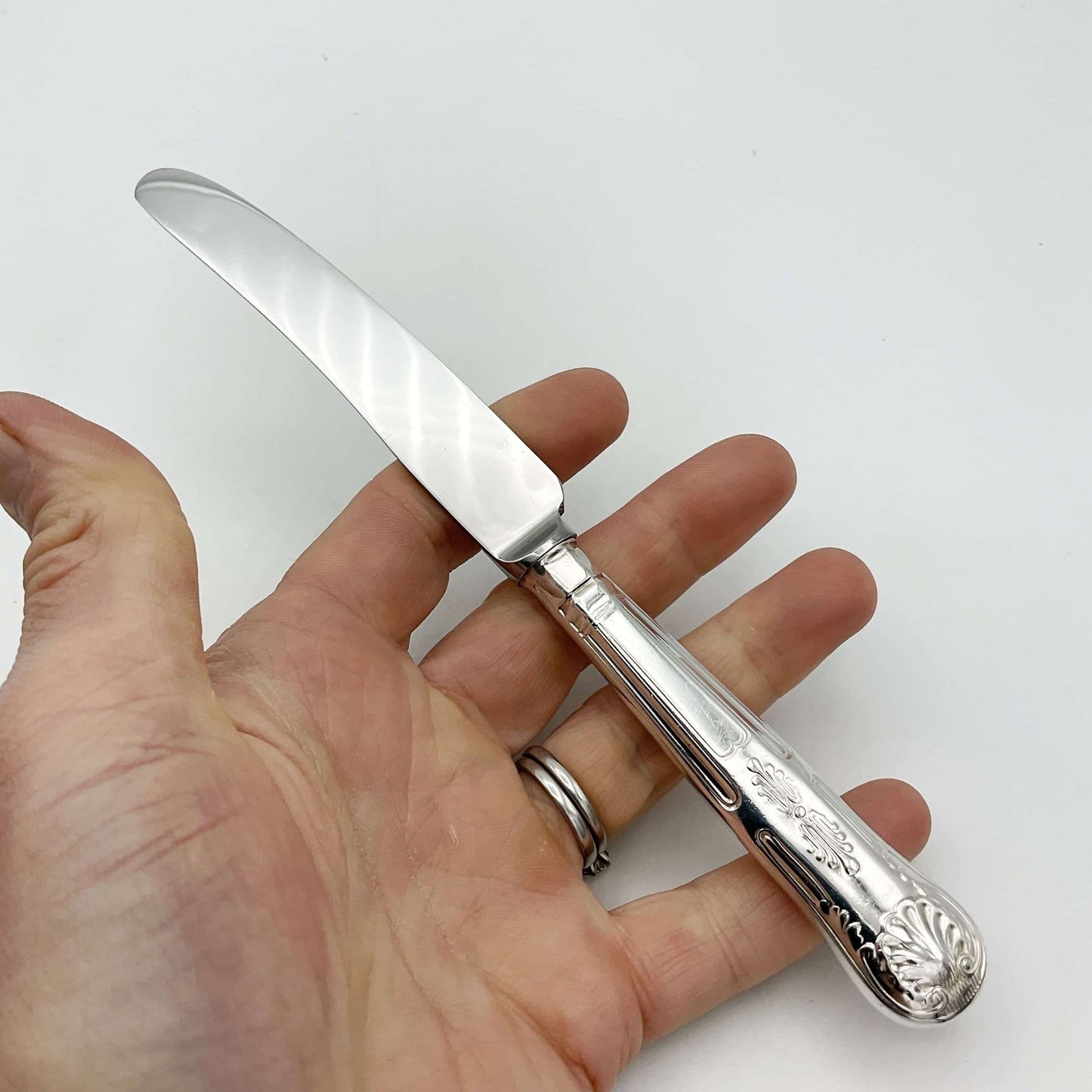 Silver Plated Dessert Knives Set