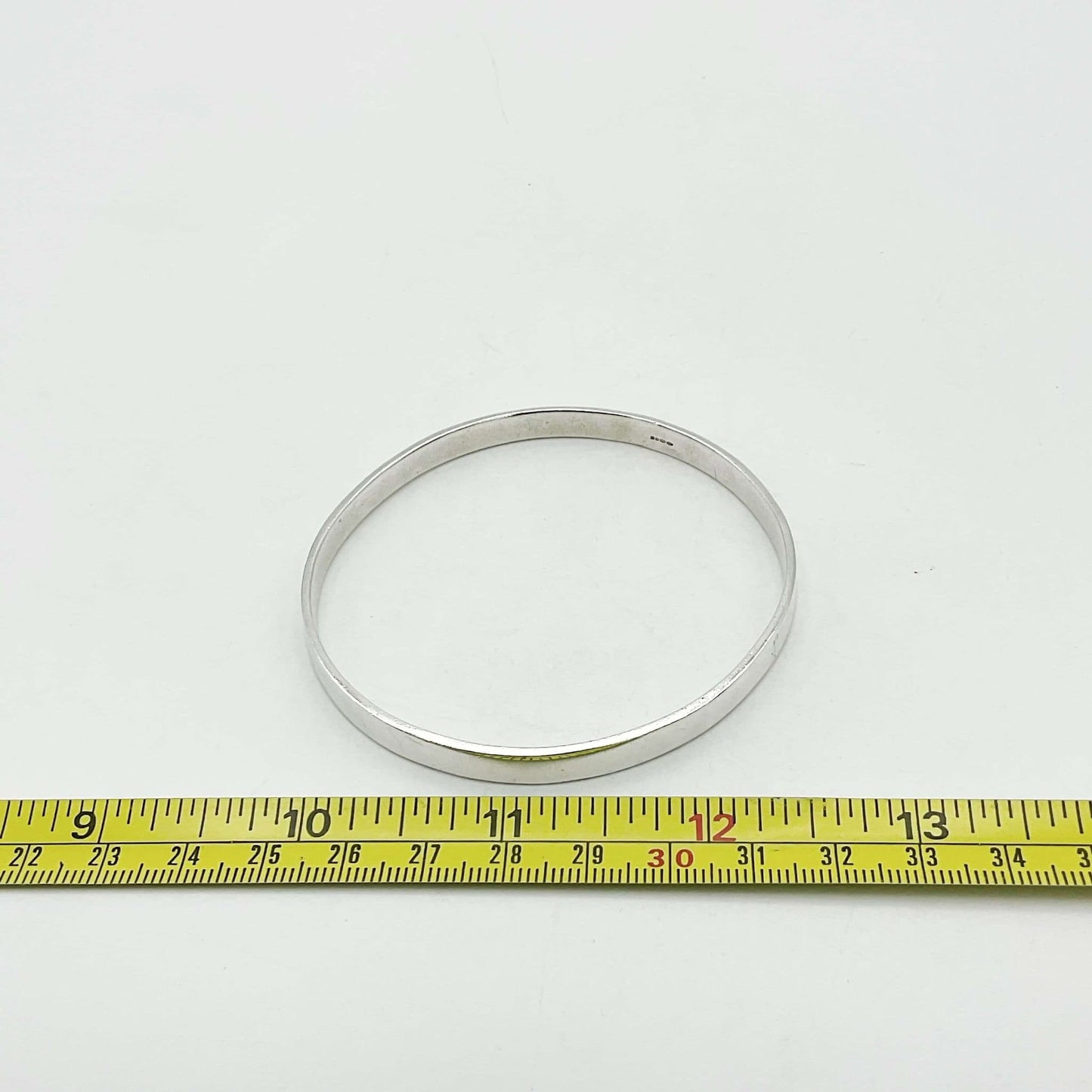 Solid Sterling Silver Bangle Bracelet