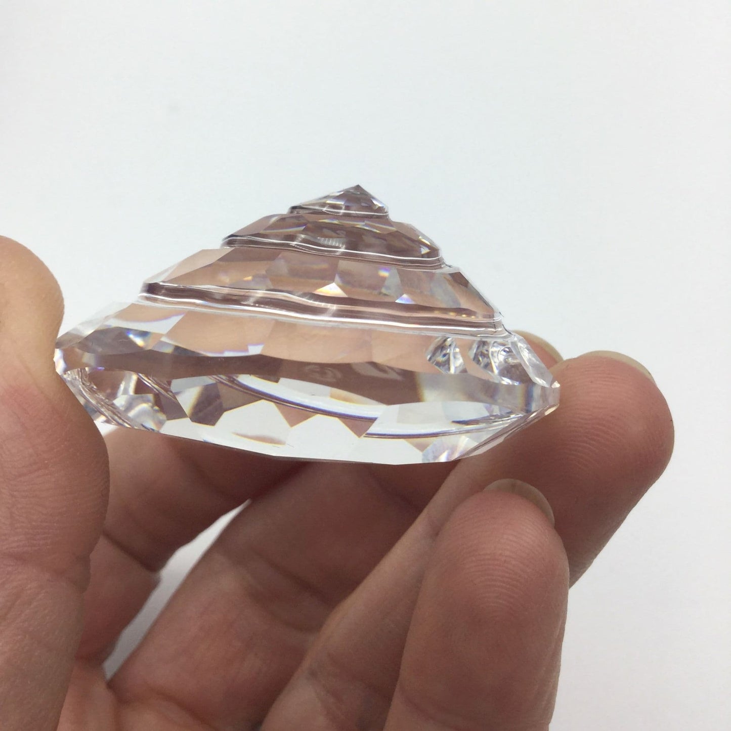 Swarovski Crystal Spiral Sea Shell Ornament