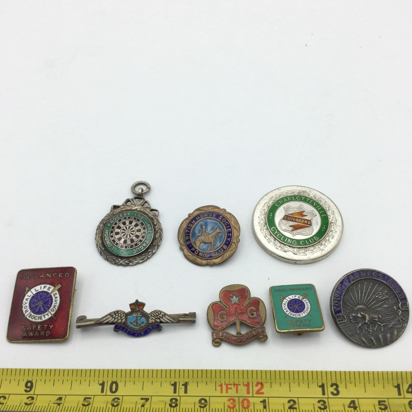 Vintage 1940s and 50s Badges and Medals Collection