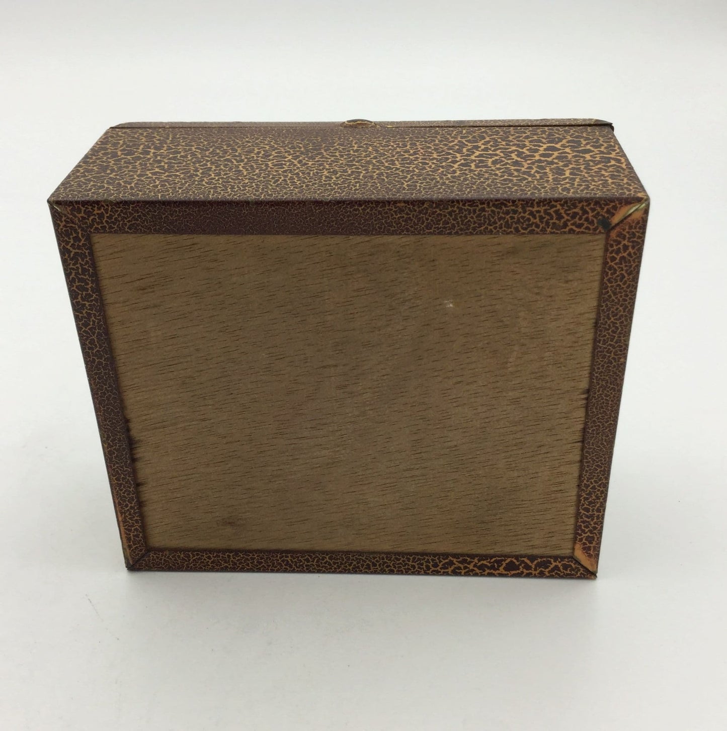 Vintage 1950s Metal Trinket or Cufflinks Box