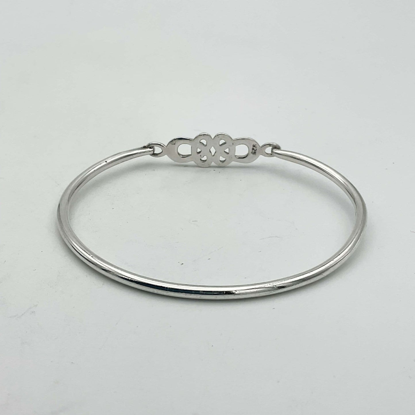 Vintage Celtic Silver Bracelet, Hallmarked 1998