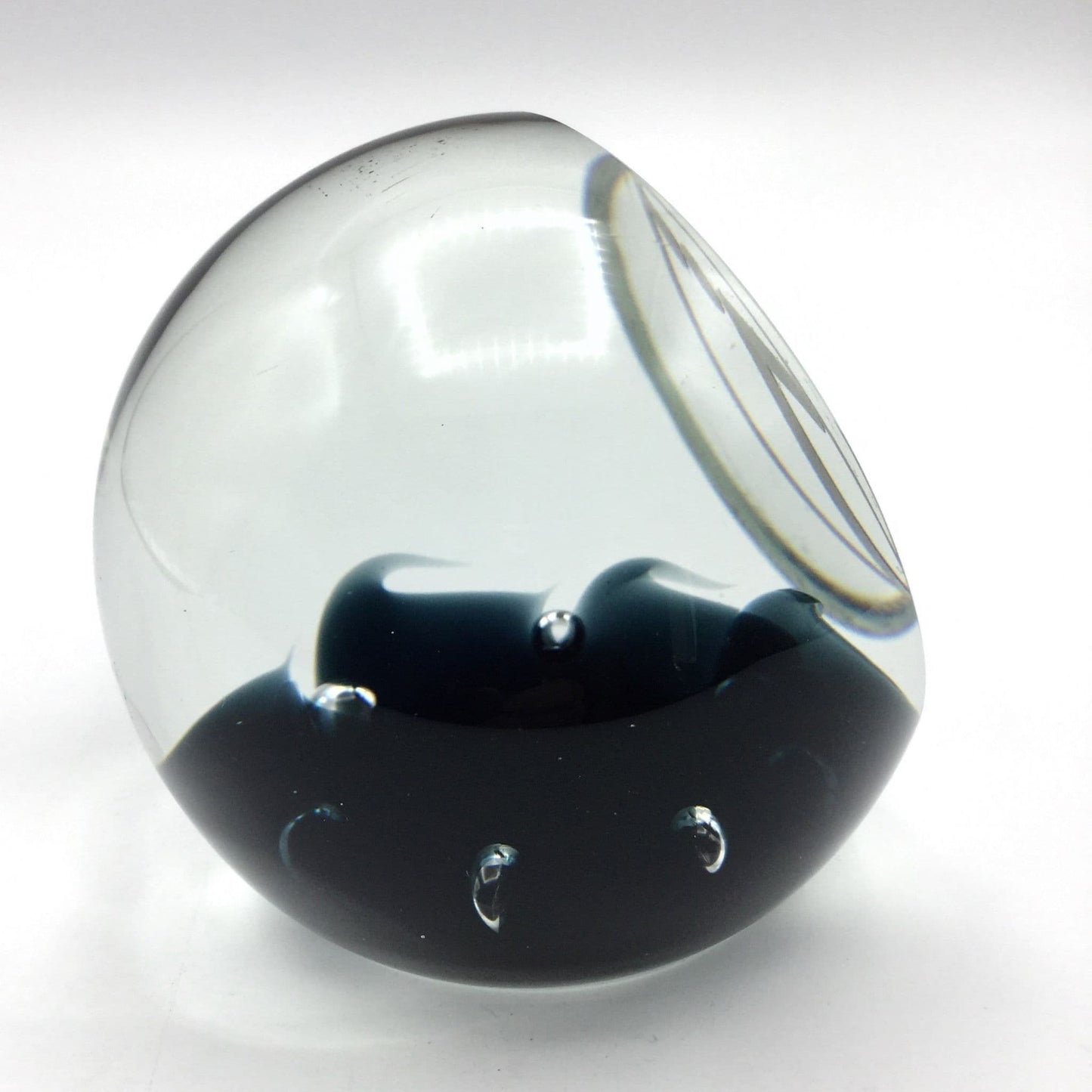 Vintage Large Glass Paperweight