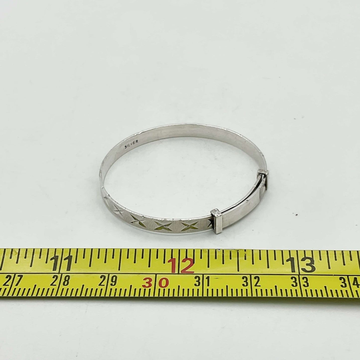 Silver Baby Bangle Bracelet