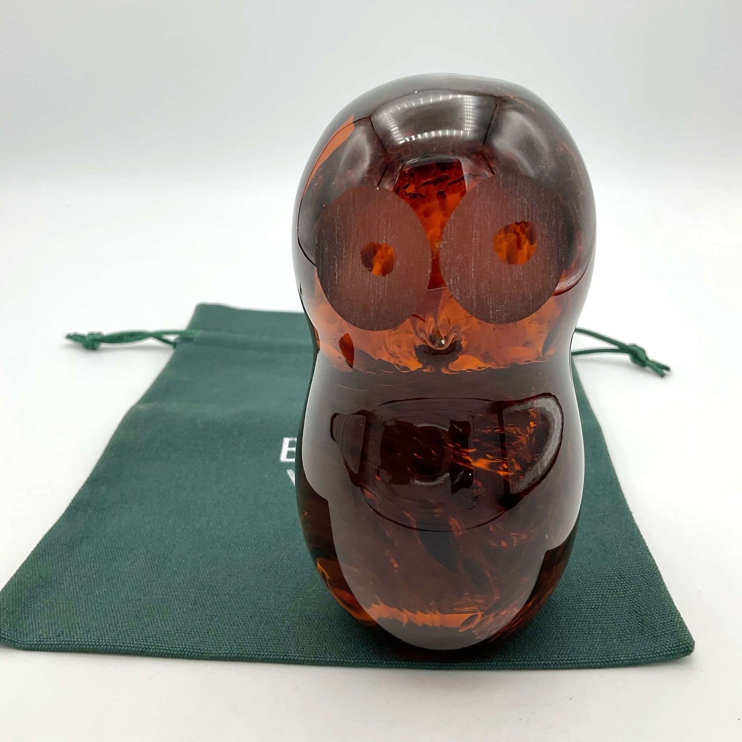 Wedgwood Art Glass Owl Ornament
