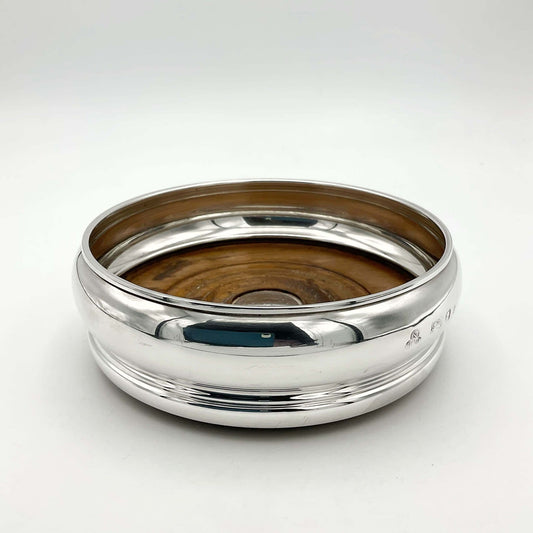 1983 Sterling Silver Wine Bottle Coaster