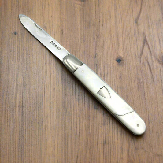 Antique Sterling Silver Fruit Knife, 1914 Hallmark
