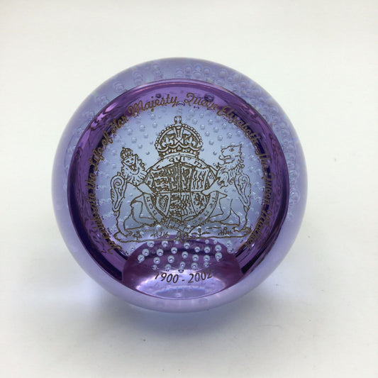 Caithness Royal Commemorative Paperweight