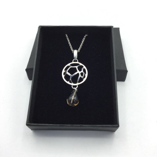Italian Solid Silver Pendant Necklace