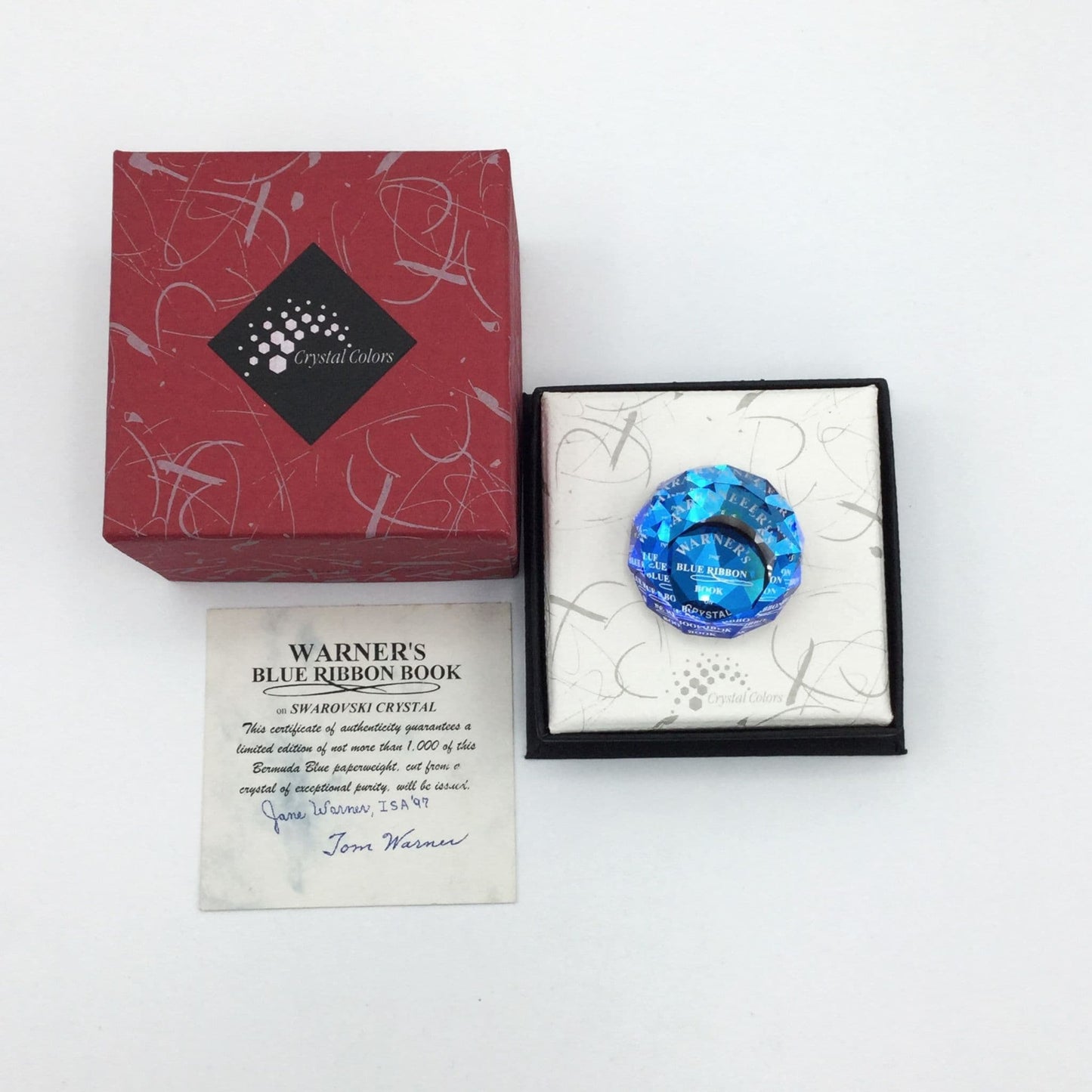 Swarovski Bermuda Blue Paperweight, Limited Edition