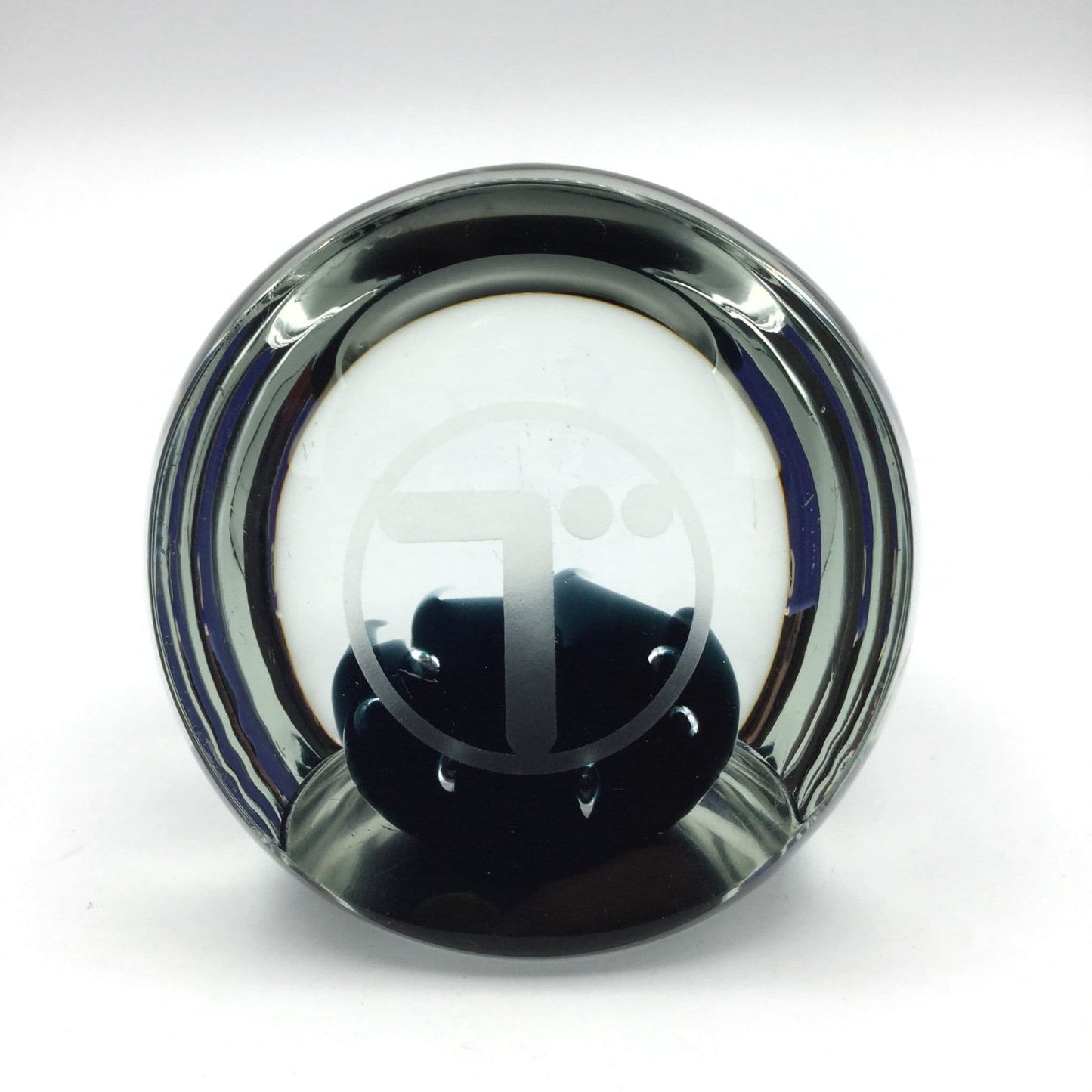 Vintage Large Glass Paperweight