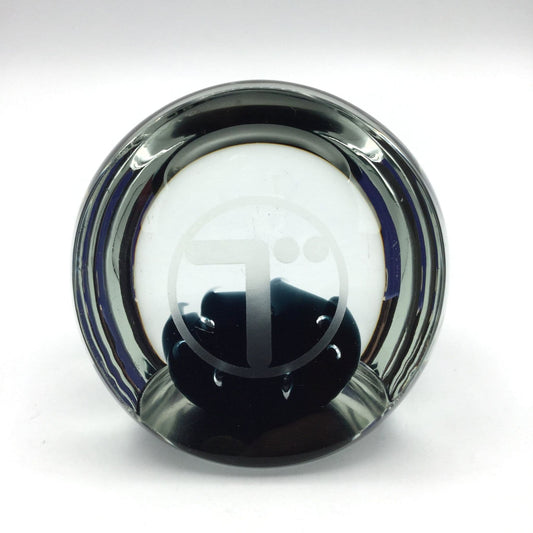 Vintage Large Glass Paperweight