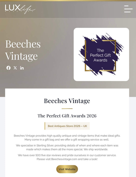 Beeches Vintage Is Best Antiques Store In The Perfect Gift Awards 2026!