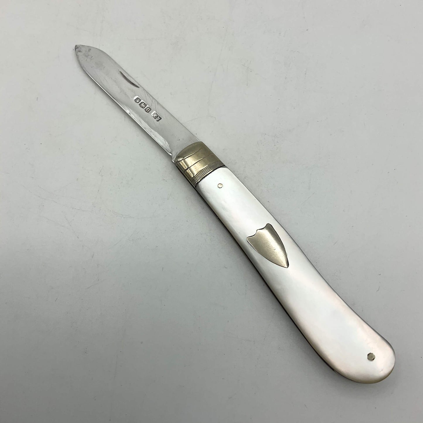 Vintage Large Sterling Silver Fruit Knife, 1930 Hallmark