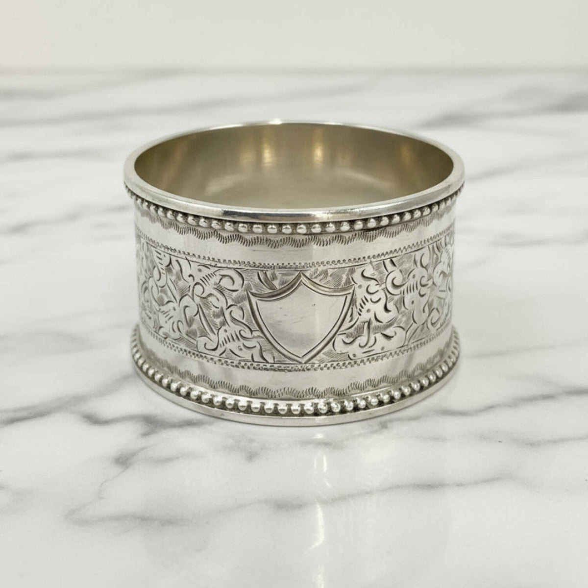 Antique Victorian Sterling Silver Napkin Ring