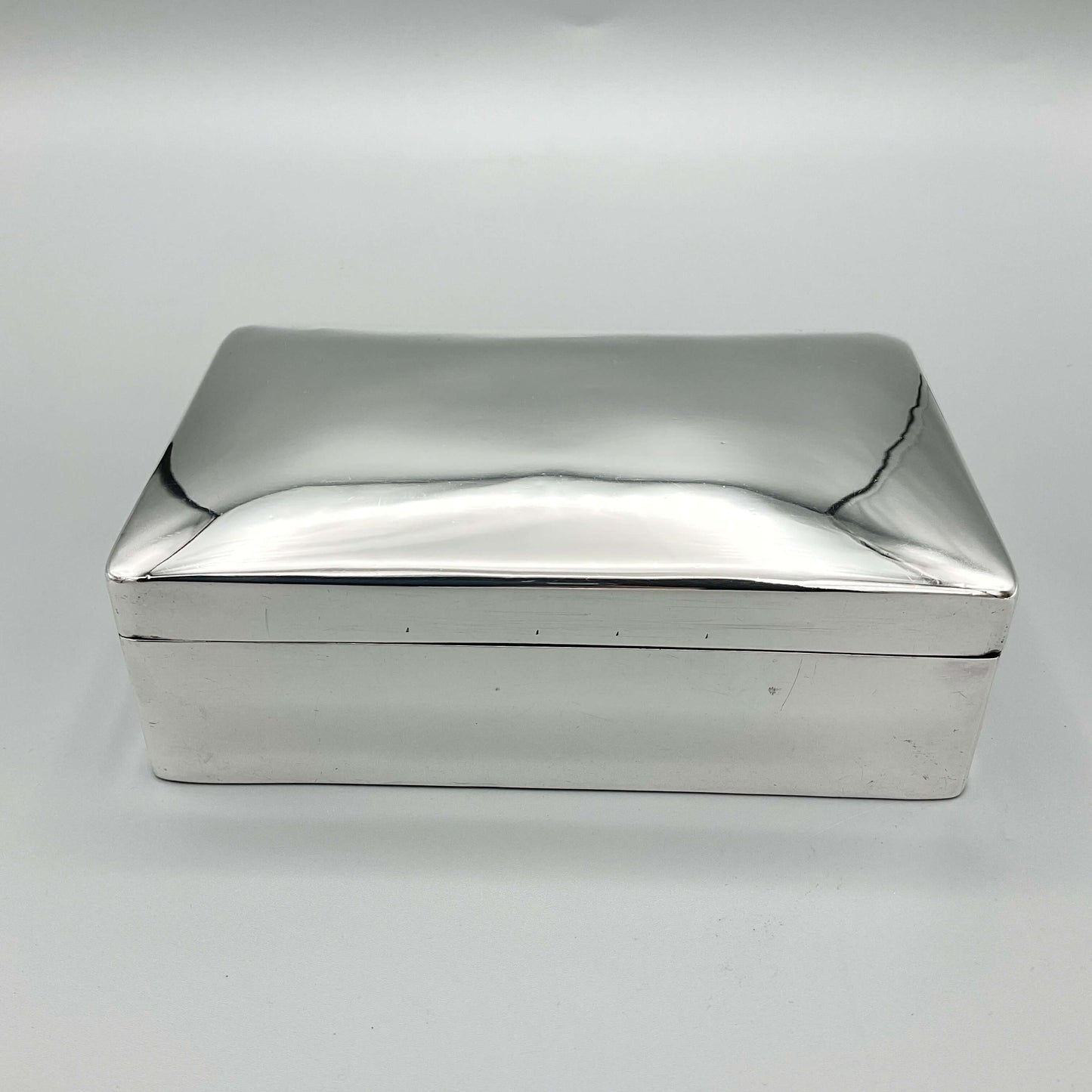 Antique 1892 Victorian Sterling Silver Box