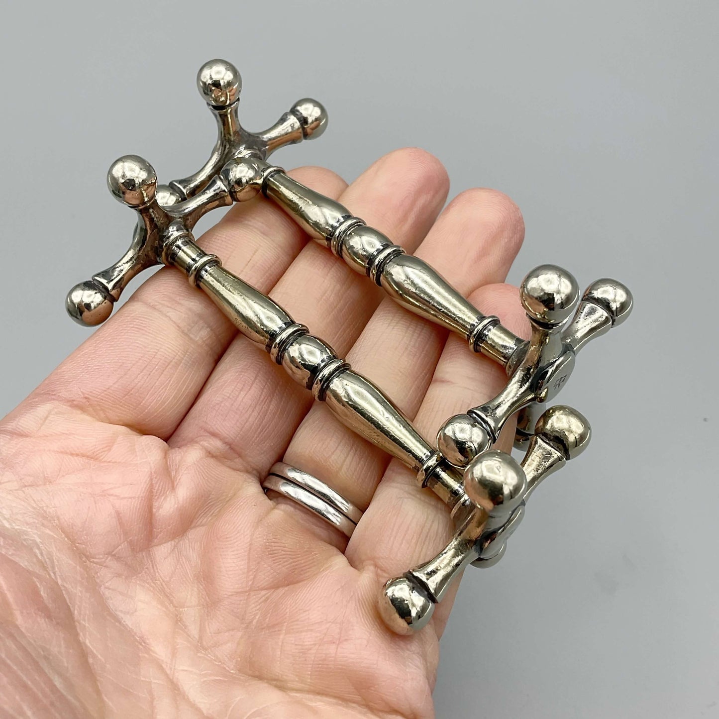 Antique Victorian Silver Plated Knife Rests